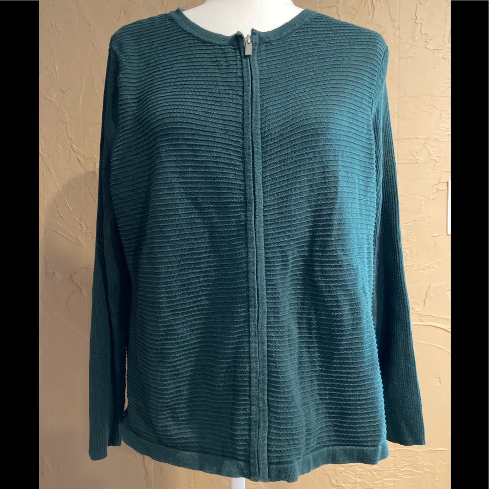Croft & Barrow Long Sleeve Zippered Sweater XL